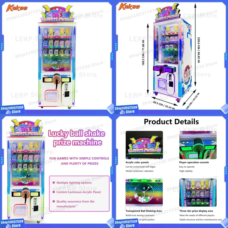 Arcade Style Vending Machine - Commerciële speelautomaten, entertainment, selfservice cadeauverkoopunit voor