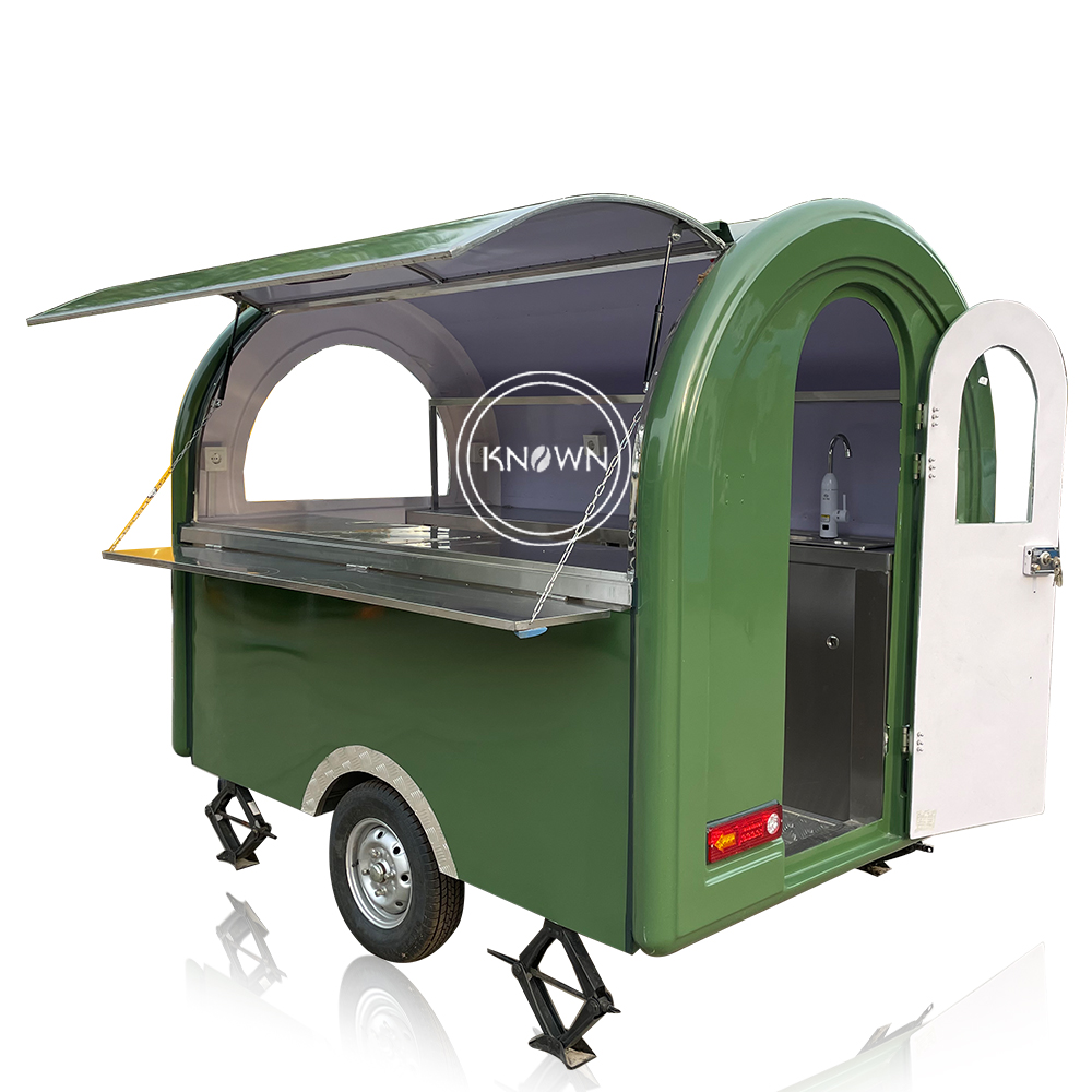 Hot Dog Vending Cart - Commerciële mobiele hotdog-winkelwagenstandaard met grillfriteuse Nieuwe