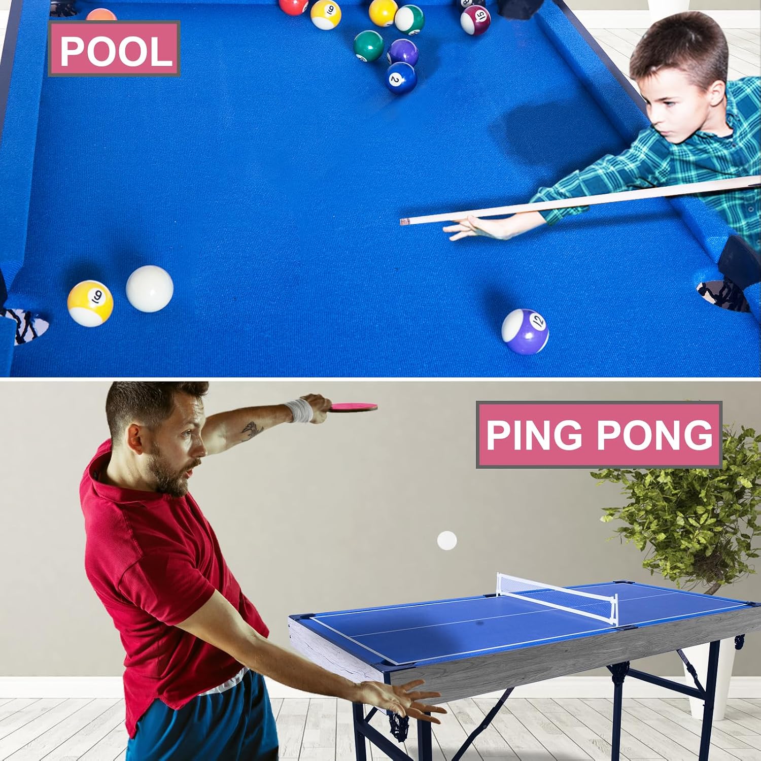 5-in-1 multifunctionele gameta - Air Hockey Table recensie en prijs