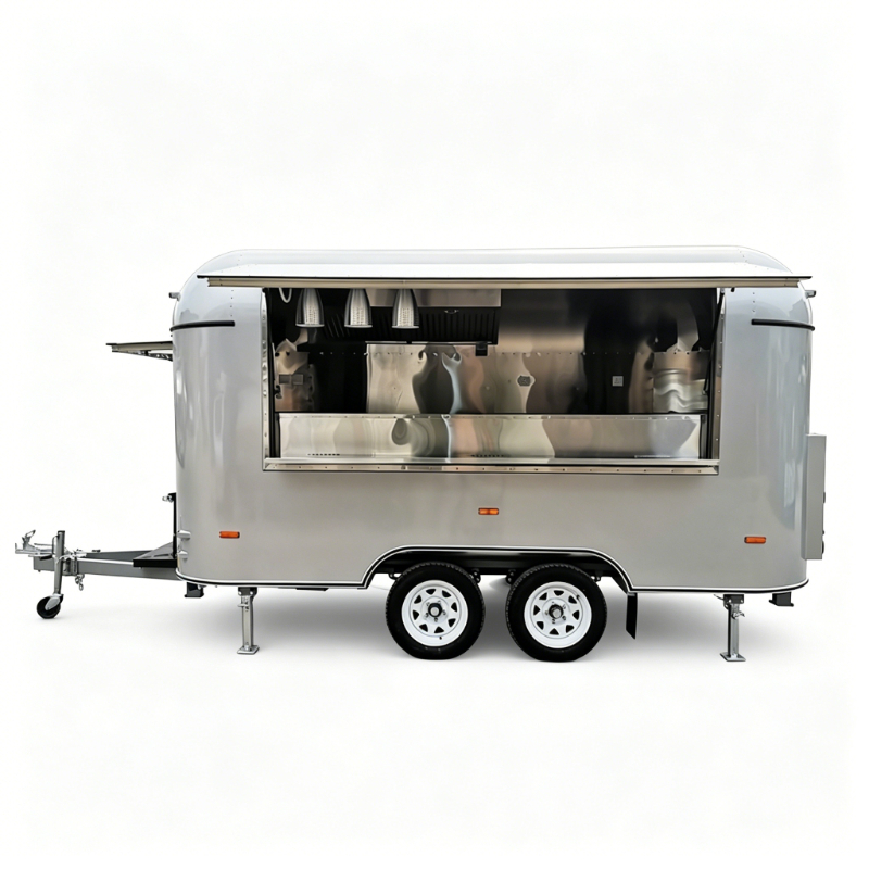 Foodtruck, mobiele trailer, op - Hot Dog Vending Cart recensie en prijs